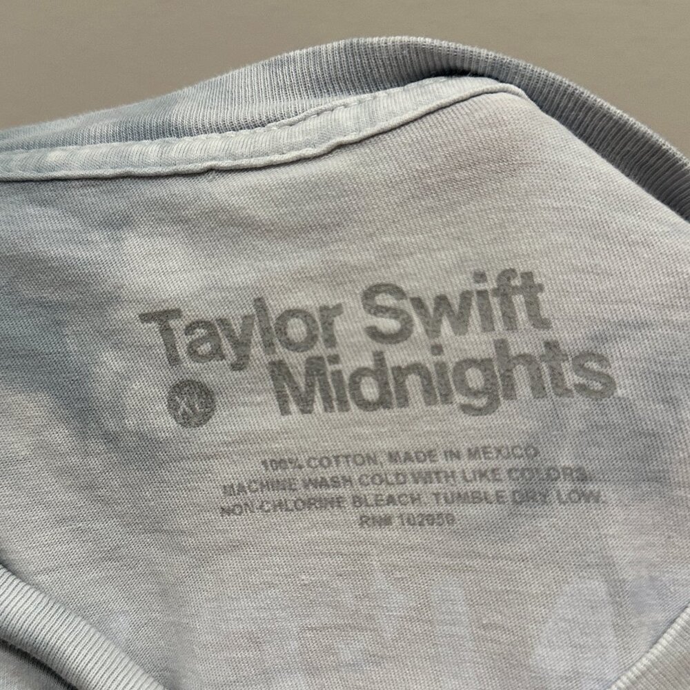 Taylor Swift Karma's A Relaxing Thought Midnights Tie Dye T-Shirt Size XL - Picture 5 of 5